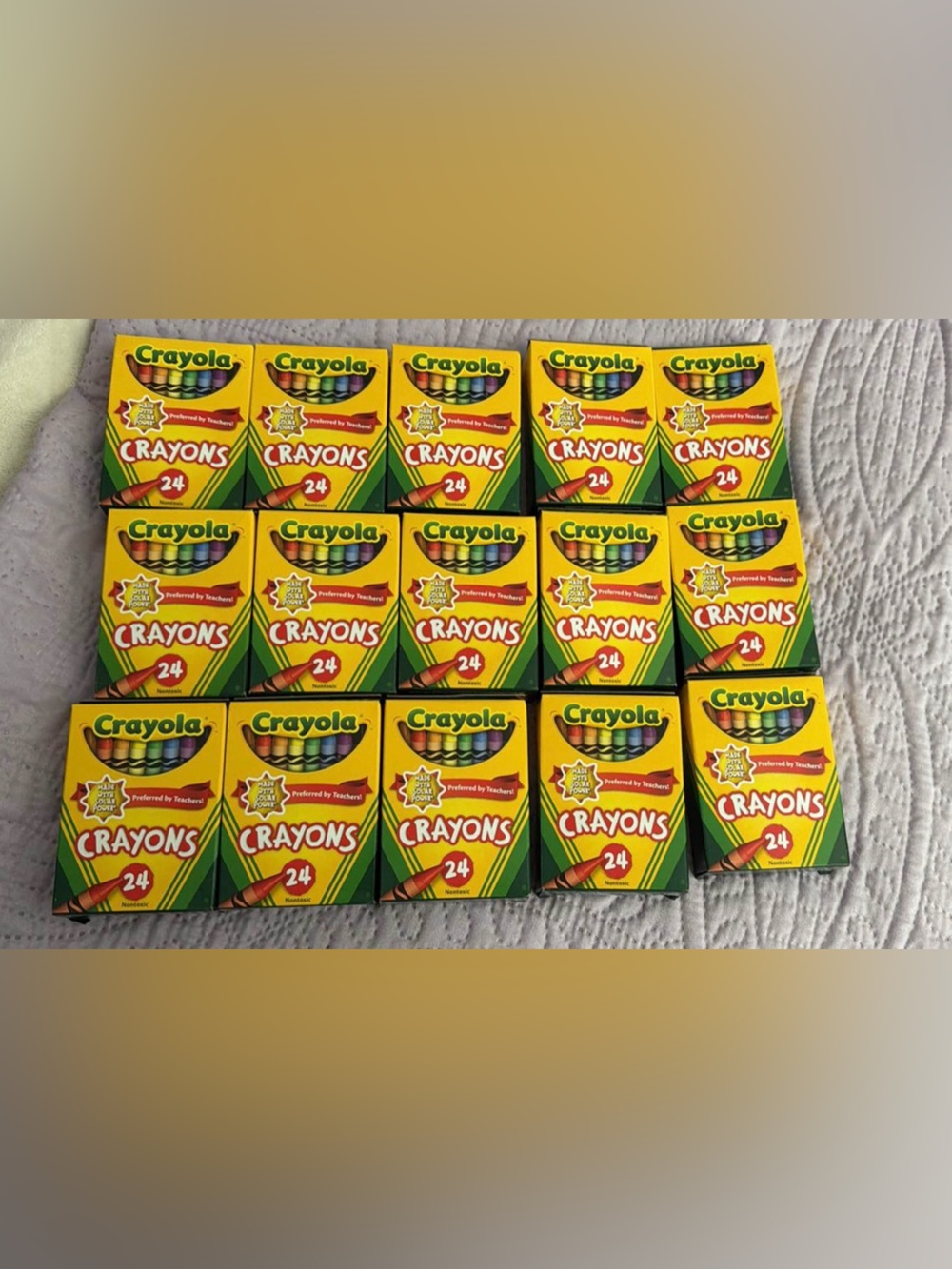 Crayola Crayons 15 boxes of 24 NEW